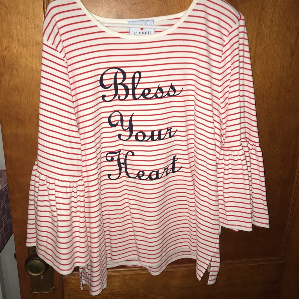 Draper James for Eloquii plus size top